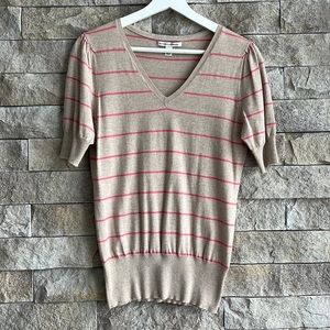Banana Republic silk blend short sleeve sweater